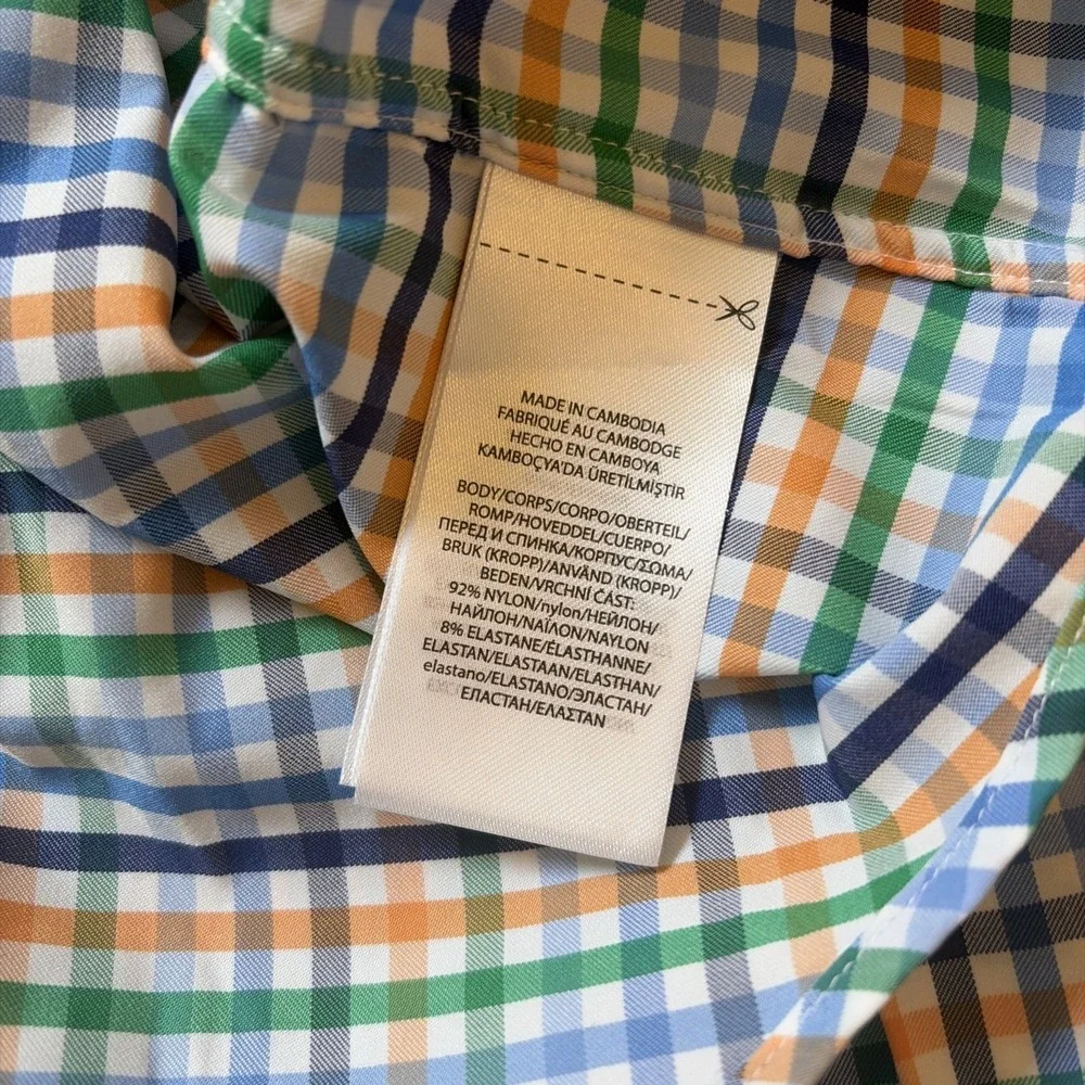 Polo Ralph Lauren Shirt Mens‎ XL Performance Classic Button Up Preppy Gingham